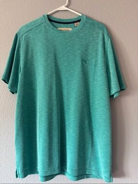 Tommy Bahama Bali Skyline T-Shirt Teal Marled Men’s Large